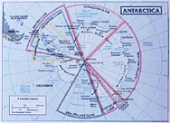 A map of Antarctica.