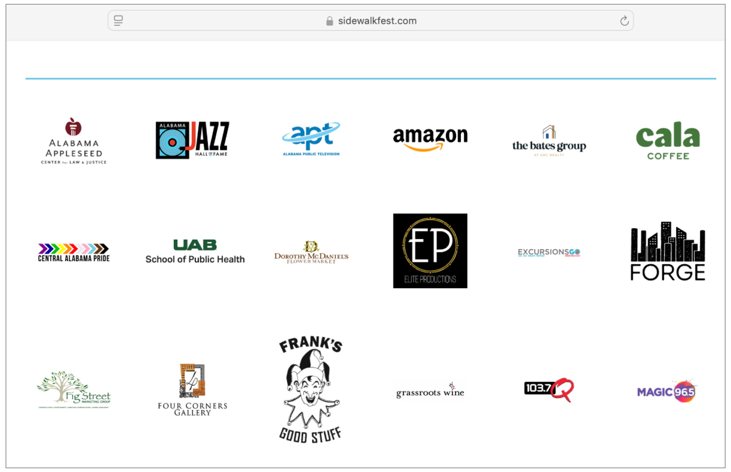 Graphic showing university logo usage on Logo Sponsor Display