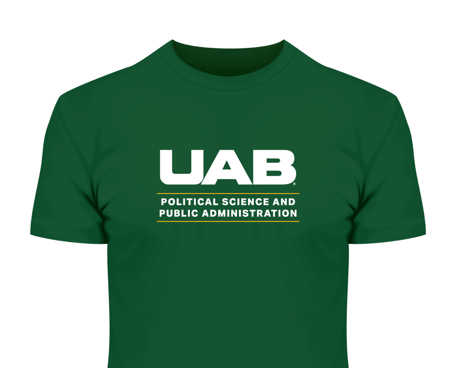 Graphic showing layout 2 on shirt