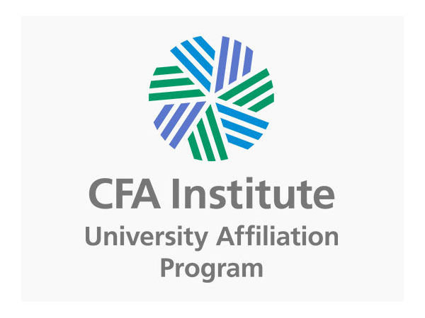 Logo: CFA Institute - University affiliate program. 