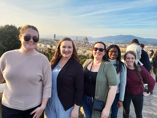 Collat students tour Italy in March 2022.