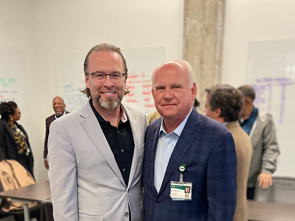 Patrick Murphy and President Watts