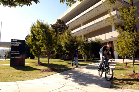 UAB's Humanities Building is home to the Department of English and several publications.