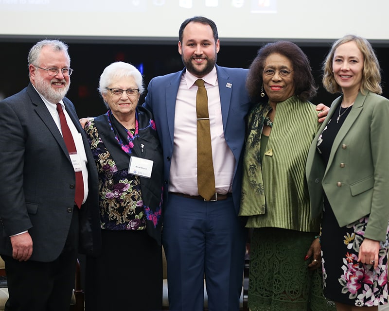 Organization team of IHR and the US Holocaust Memorial Museum with Riva Hirsch, a Holocaust survivor and Josephine Bolling McCall, whose father was lynched in Alabama in 1947; Source: Institute for Human Rights