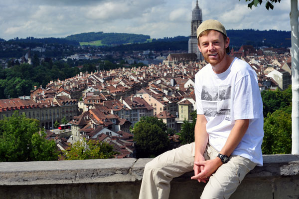 Matt Farrar in Bern, Switzerland. 