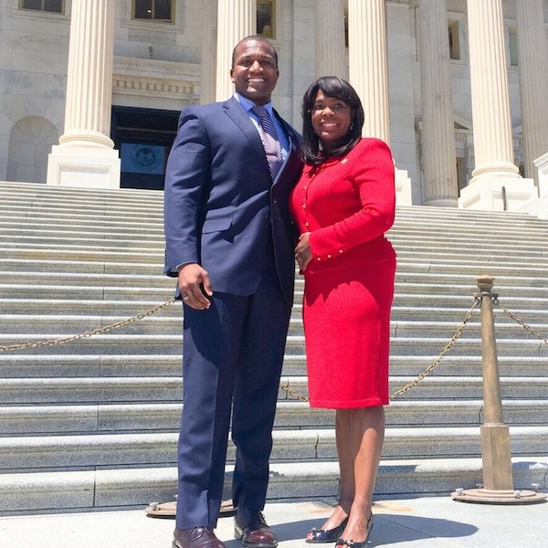 Wayne Heard and Rep. Terri Sewell