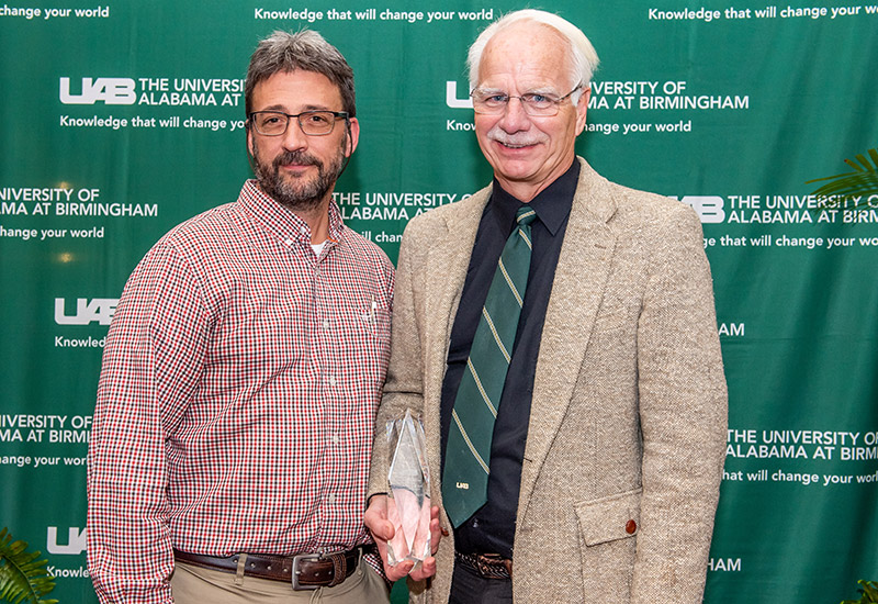 Dr. Michael Wyss with Dr. Brad Yoder