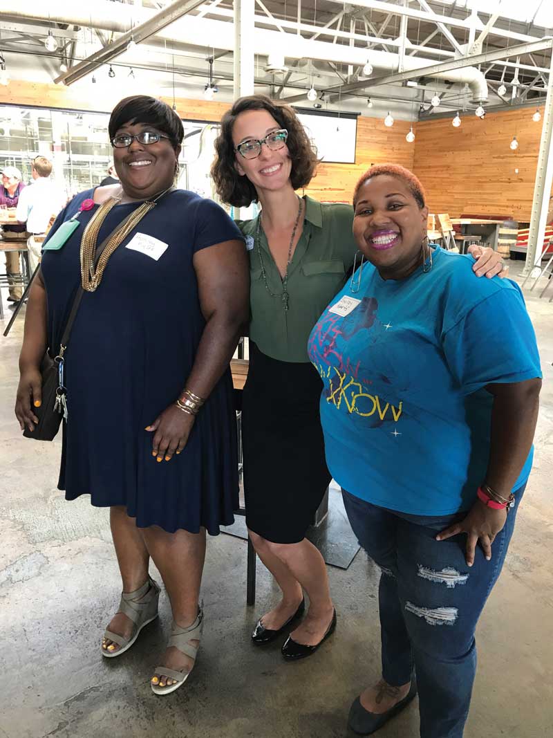 CAS Alumni Night Cahaba Brewing Karen Parsons Sheray Roberts Ashley Kyles