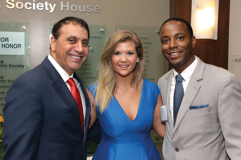 Alum Excellence Shunarrah with two alum