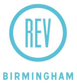 REV Birmingham logo. 