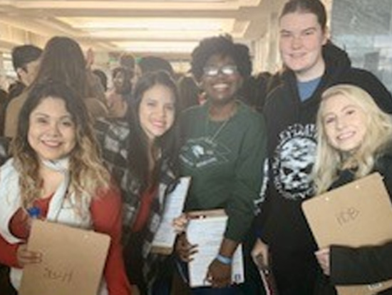 Student Social Work Organization members