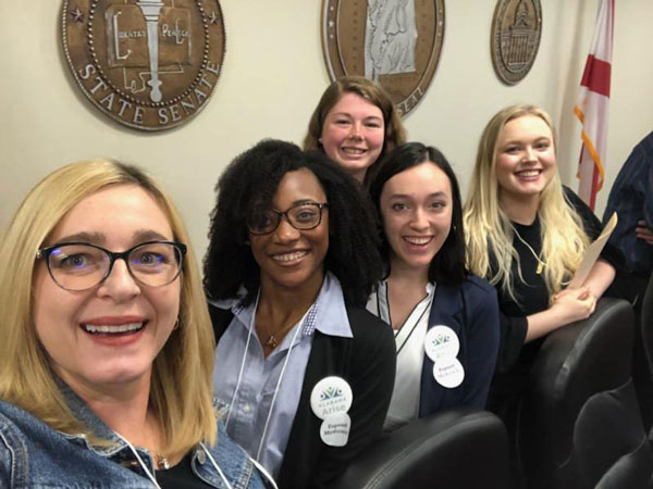 Social Work Students and Faculty attend Alabama Arise’s Legislative Day