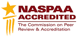 NASPAA Accredited logo. 