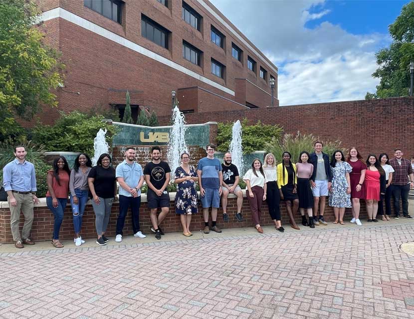 Group photo of 2021 Developmental Psychology PhD students