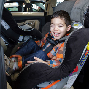 Child in carseat