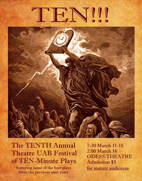 10th Annual Festival of Ten-Minute Plays