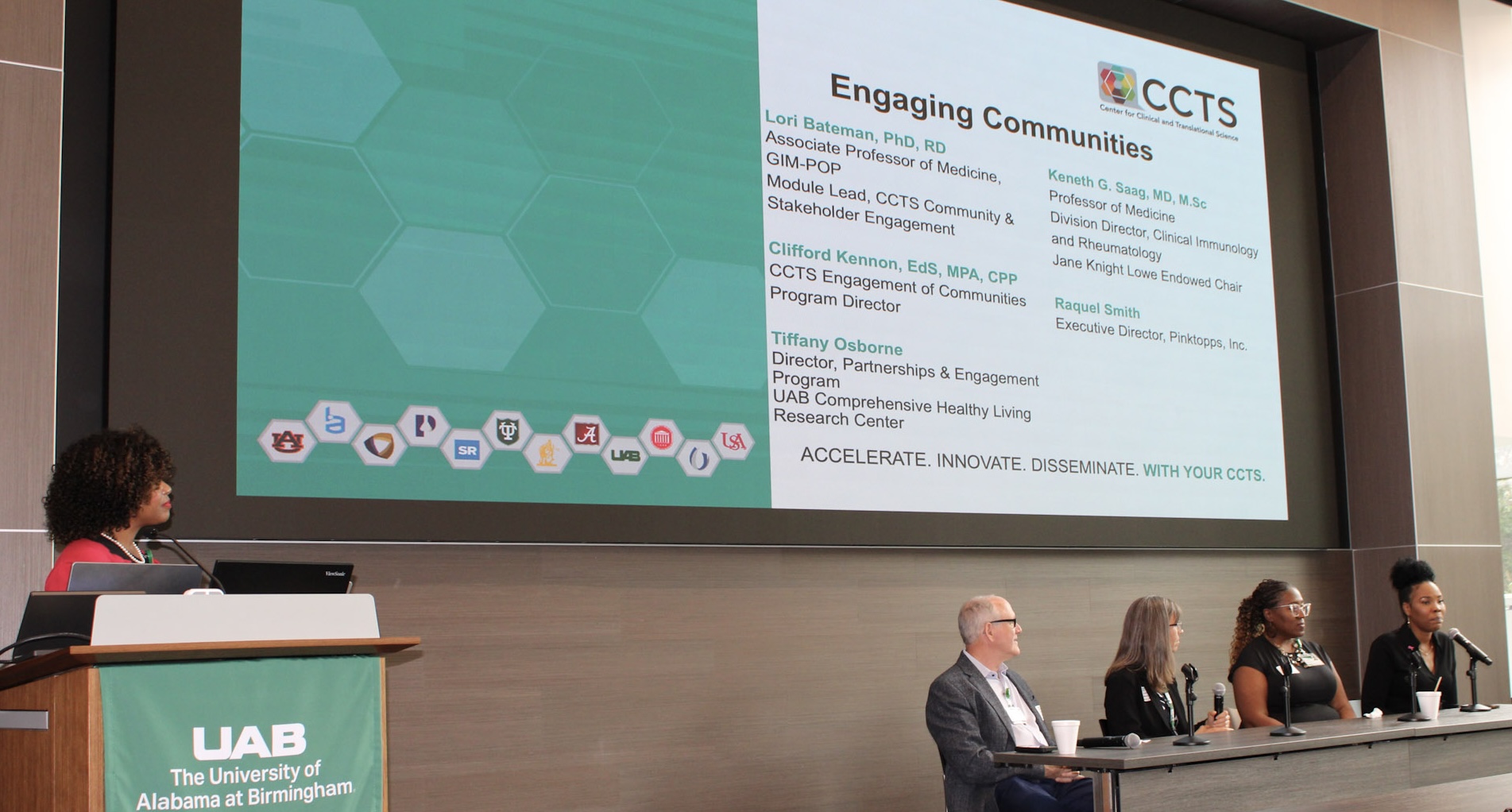 "Engaging Communities" panel