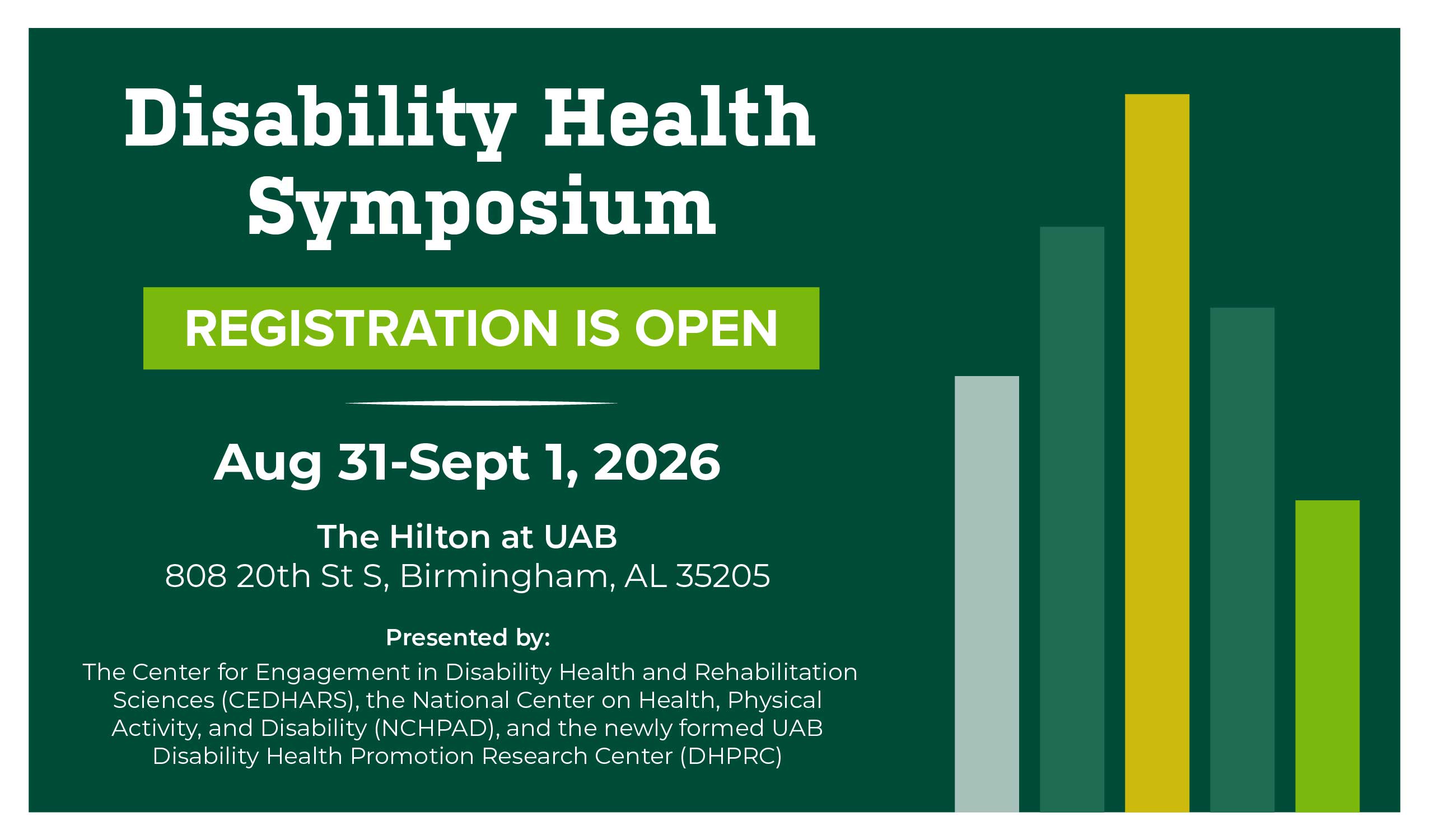 Disability Health Symposium poster