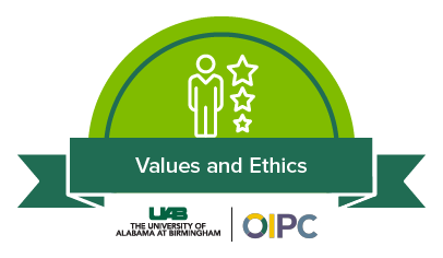 OIPC eBadge Values and Ethics