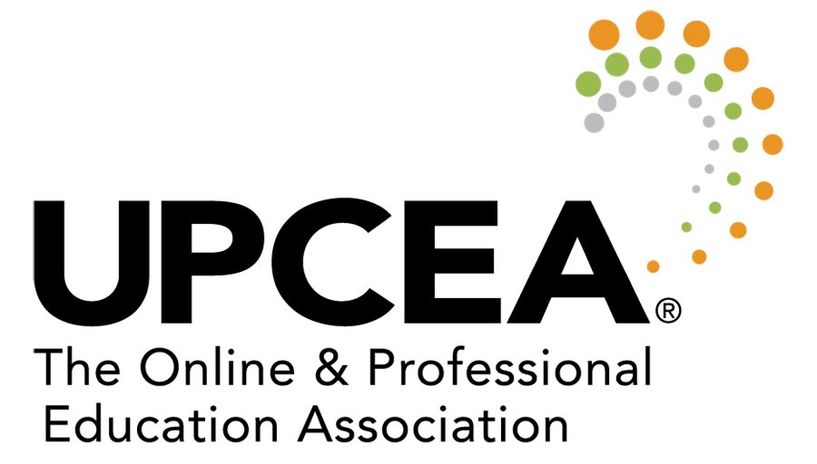 Logo: UPCEA - the Online and Professional Education Association.