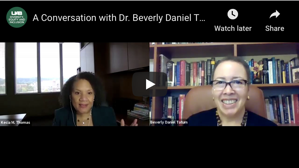 A Conversation with Dr. Beverly Daniel Tatum