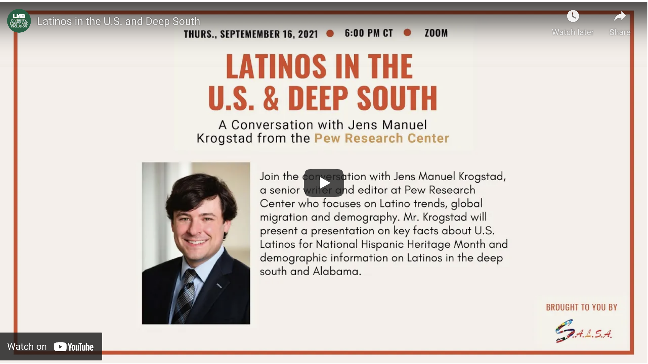 Latinos in the U.S. and Deep South