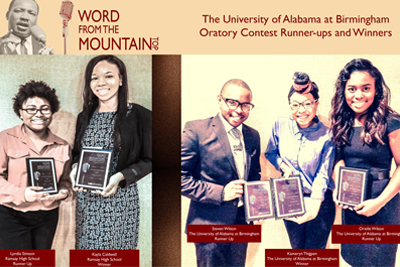 Mountaintop Oratory Contest winners