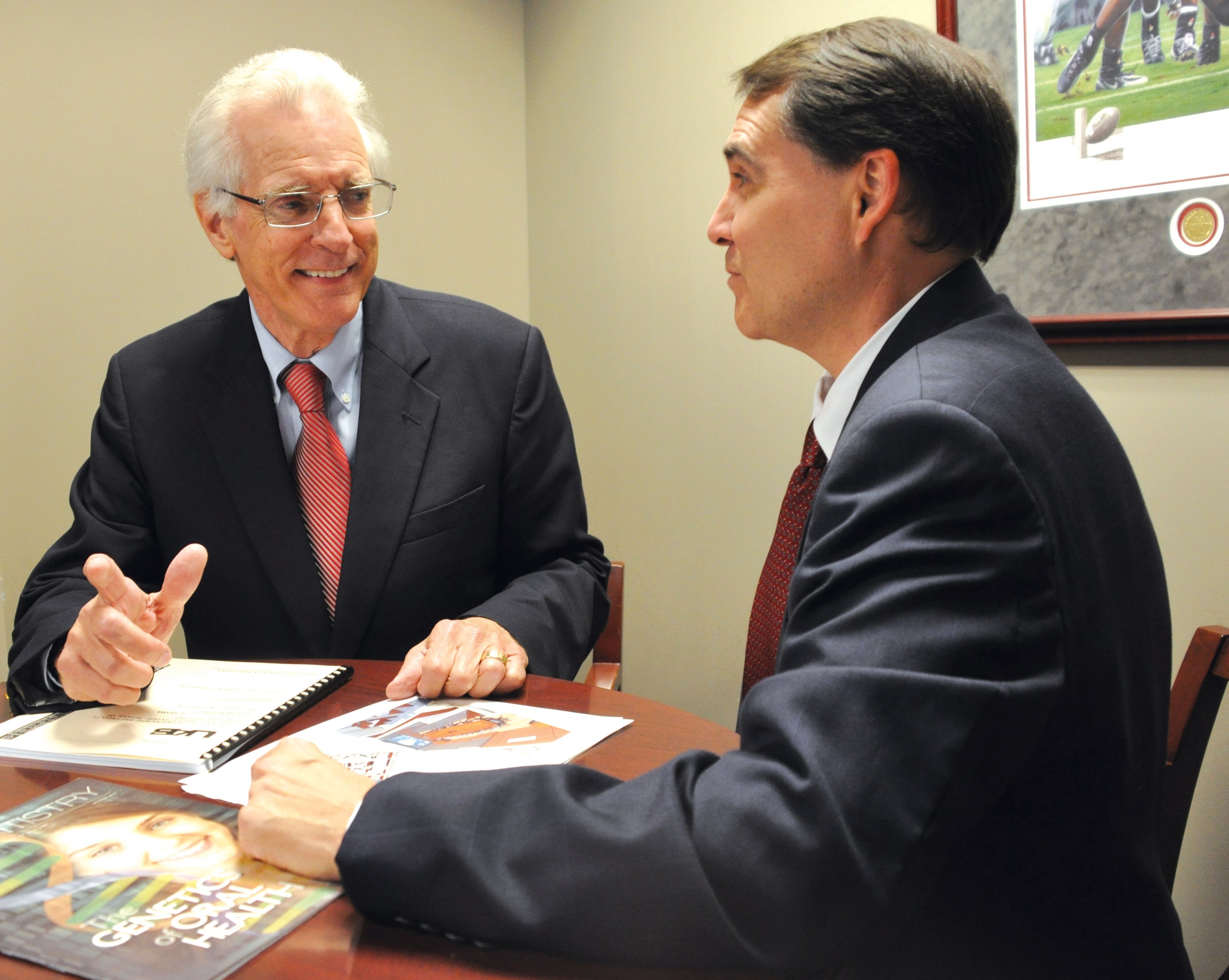 Dr. Hearn and Scott Huffman 