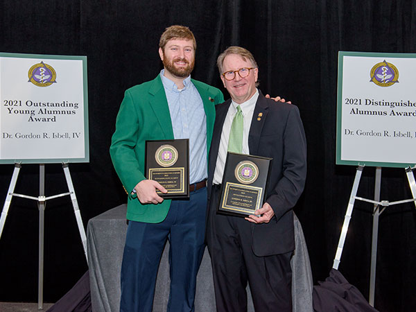 Father and son receive 2021 alumni awards
