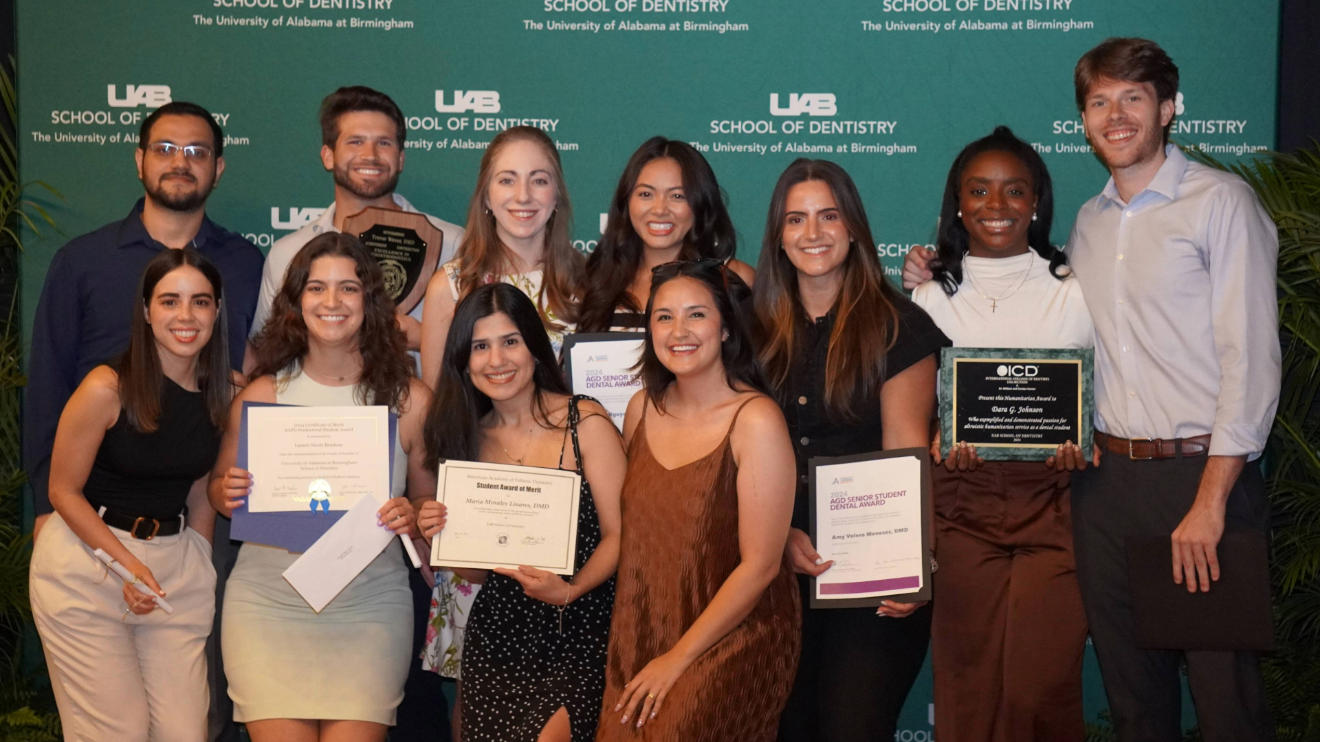 Group of awardees at 2024 Honors Convocation