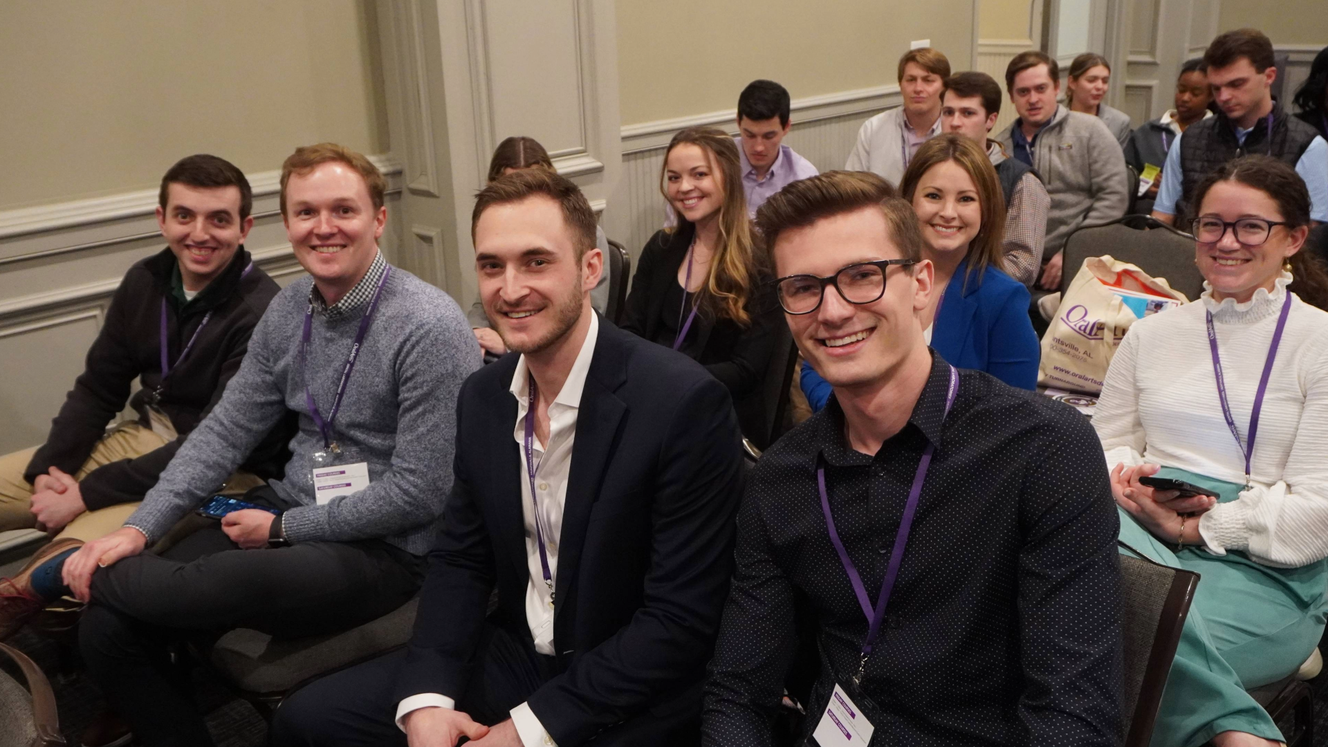 Group of dental students at Alumni Weekend 2024