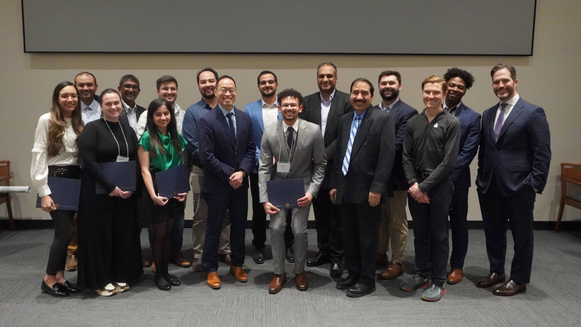 Group photo of winner at 19th Annual Scholars Symposium