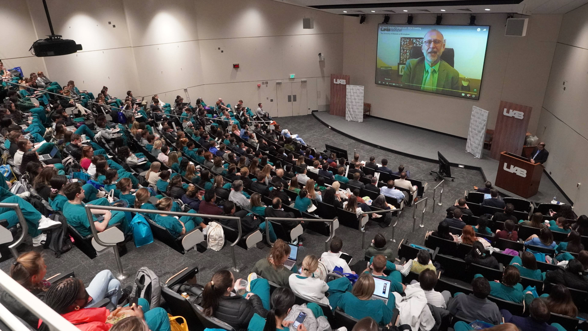Room full of dental students at 19th Annual Scholars Symposium
