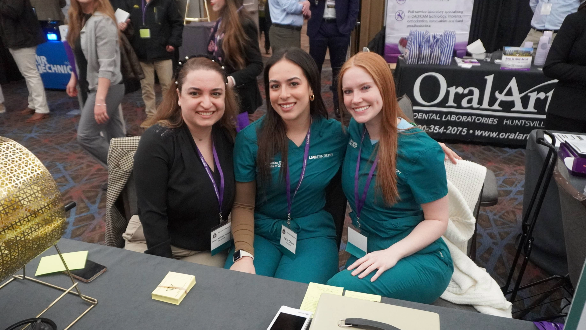 Three Dental Students at Alumni Weekend 2024
