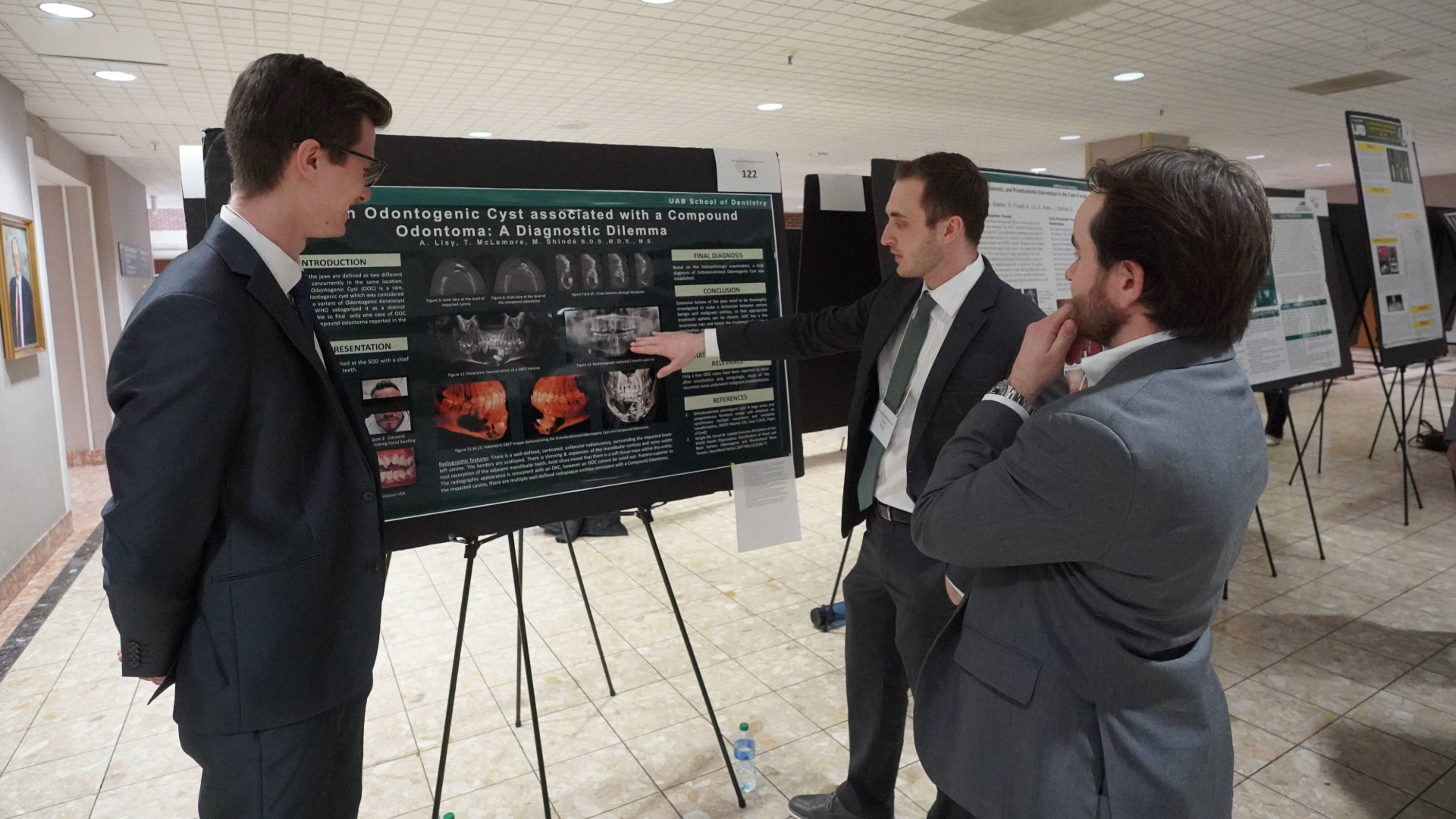 Three dental students at 19th annual SOD Scholars Symposium