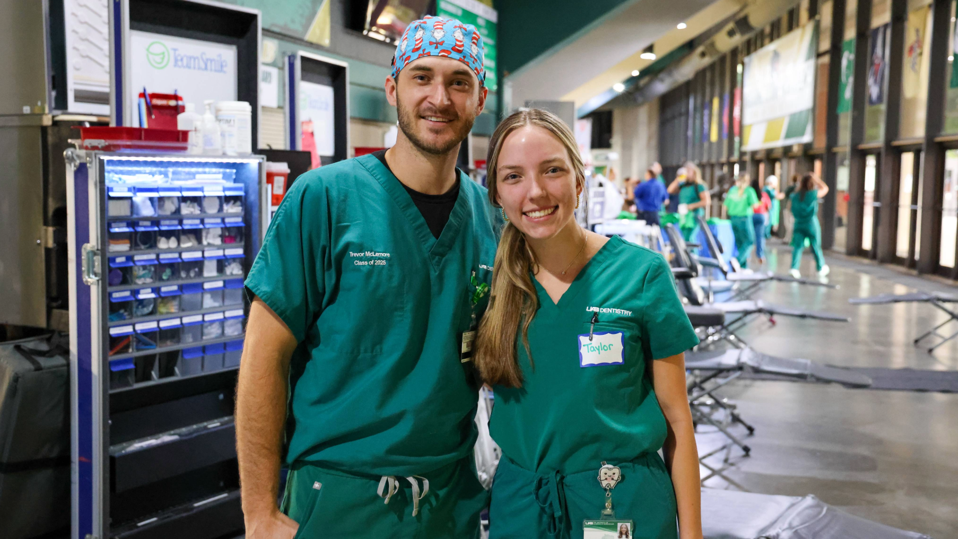 Two UAB SOD Dental Students at 2024 UAB and TeamSmile event