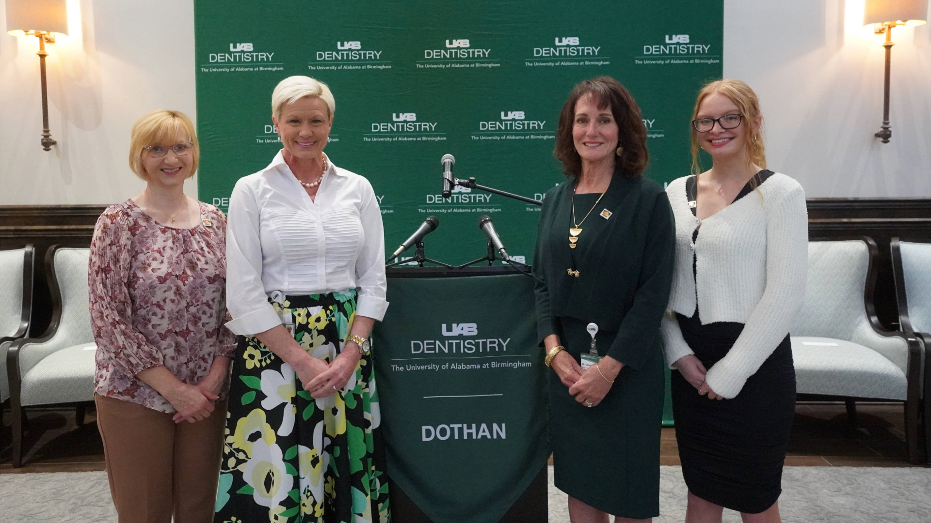 UAB Dentsitry Dothan team at Grand Opening event