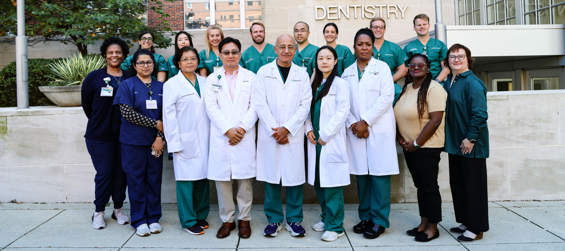 Group photo of the Endodotnics department faculty, staff, and residents