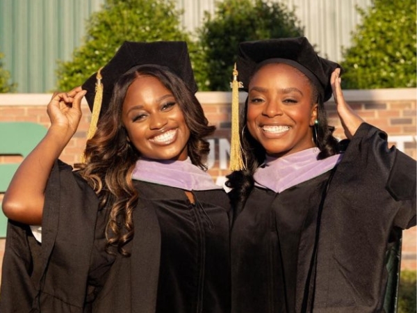 Pictured left to right: Zoie McIntosh and Dara Johnson