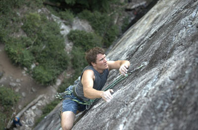 Photo of Billy Brown Climbing Rock Face