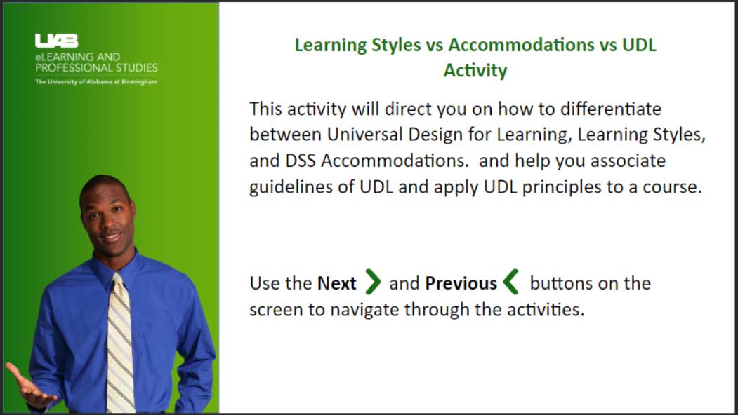 Learning Styles vs Accomodations vs UDL