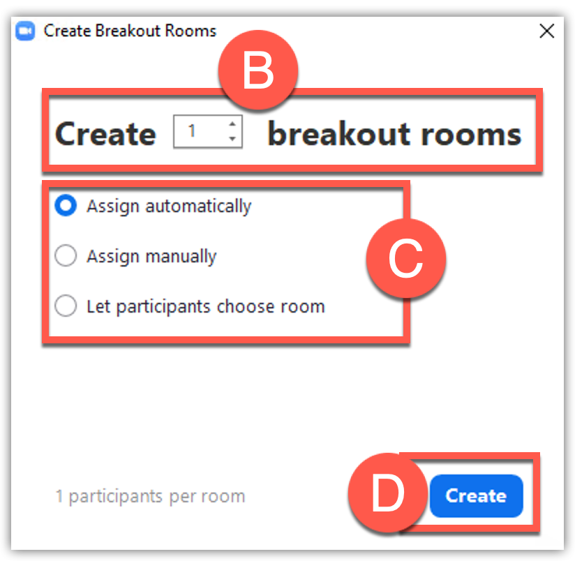 Create Breakout Rooms BCD