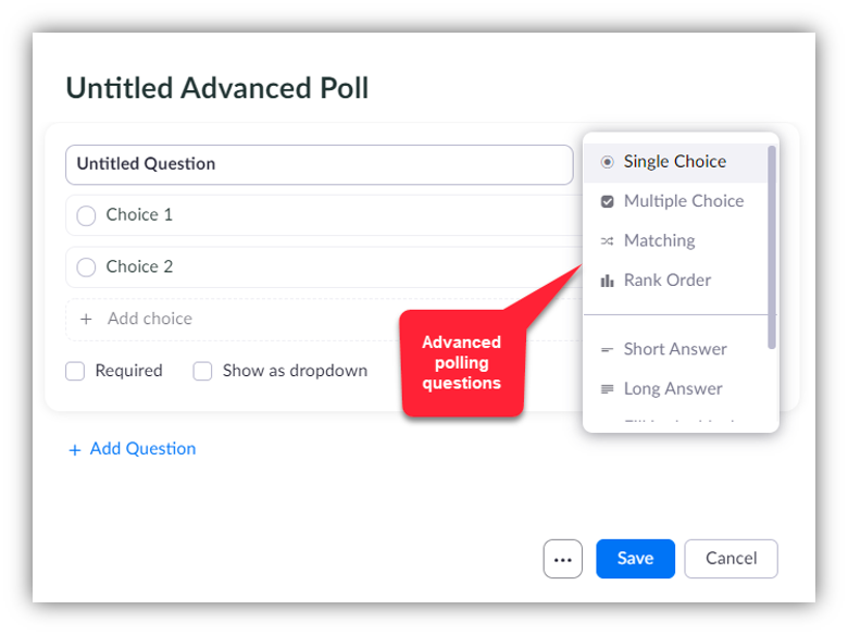Advanced Zoom Polls The Office of Learning Technologies