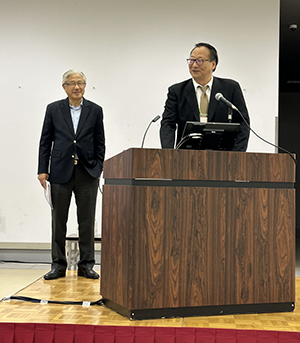 BME Chair Jay Zhang presents at the PCTC CVBE Annual Symposium