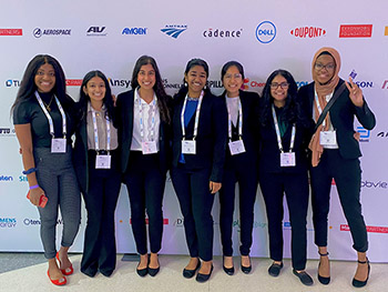 Students pictured at the WE22 Conference