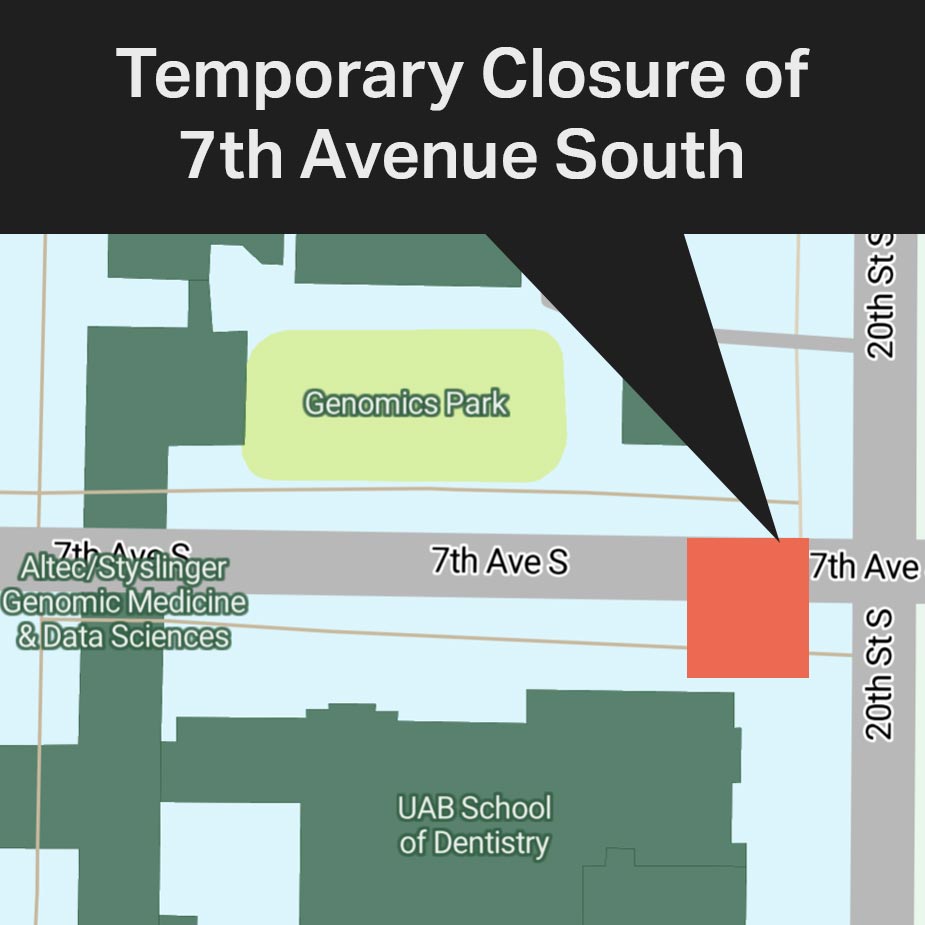 Reopened: Road closure Saturday on 7th Avenue South