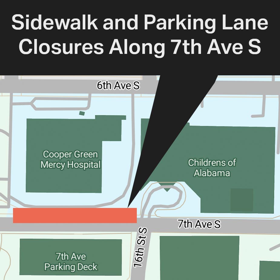 Sidewalk, parking lane closures coming to 7th Avenue South for watermain project