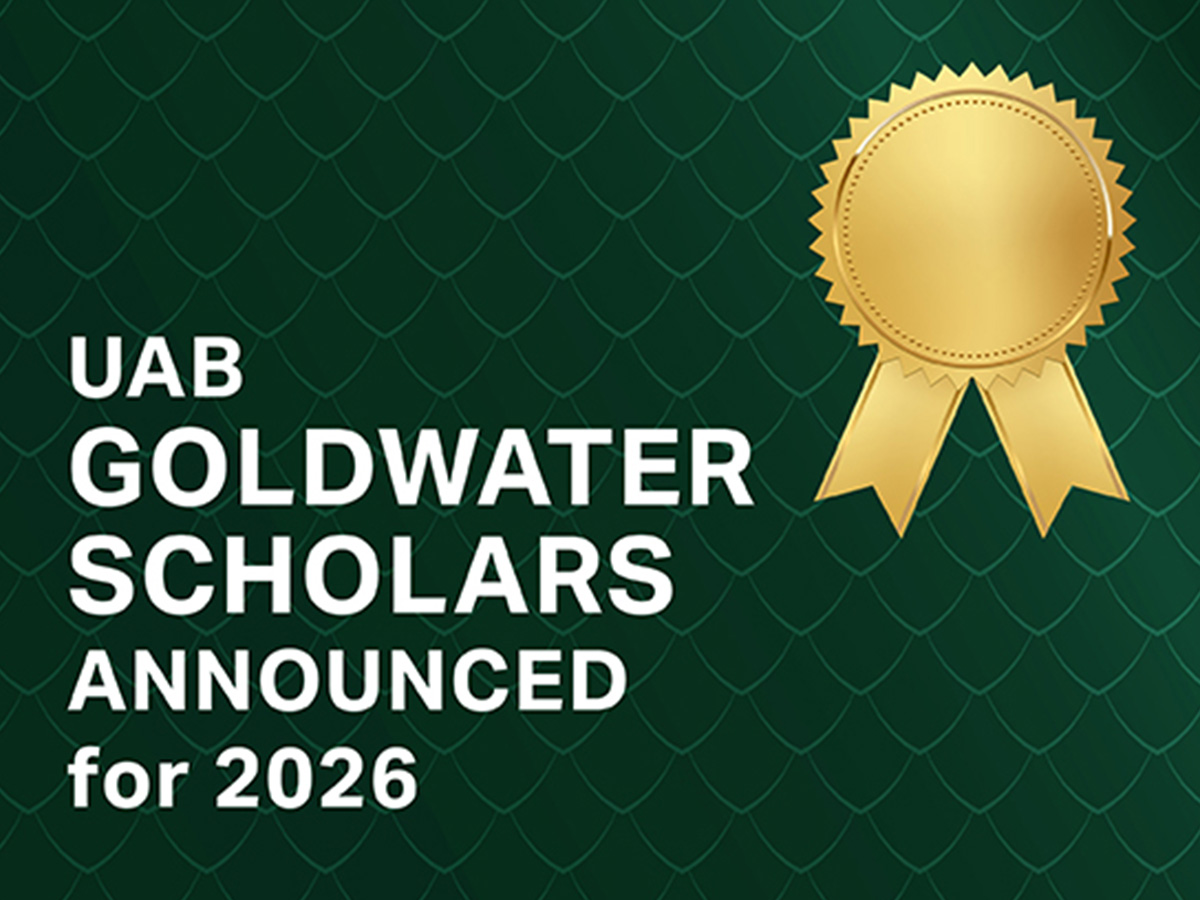 Three UAB students honored as Goldwater Scholars