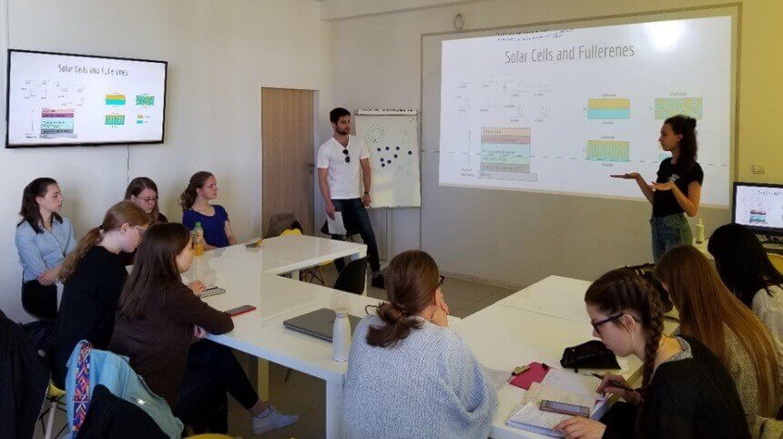 IRES’19 team collaborate with Polish students during a joint project-based “Nanoscience” class at University of Technology of Lodz, Poland.