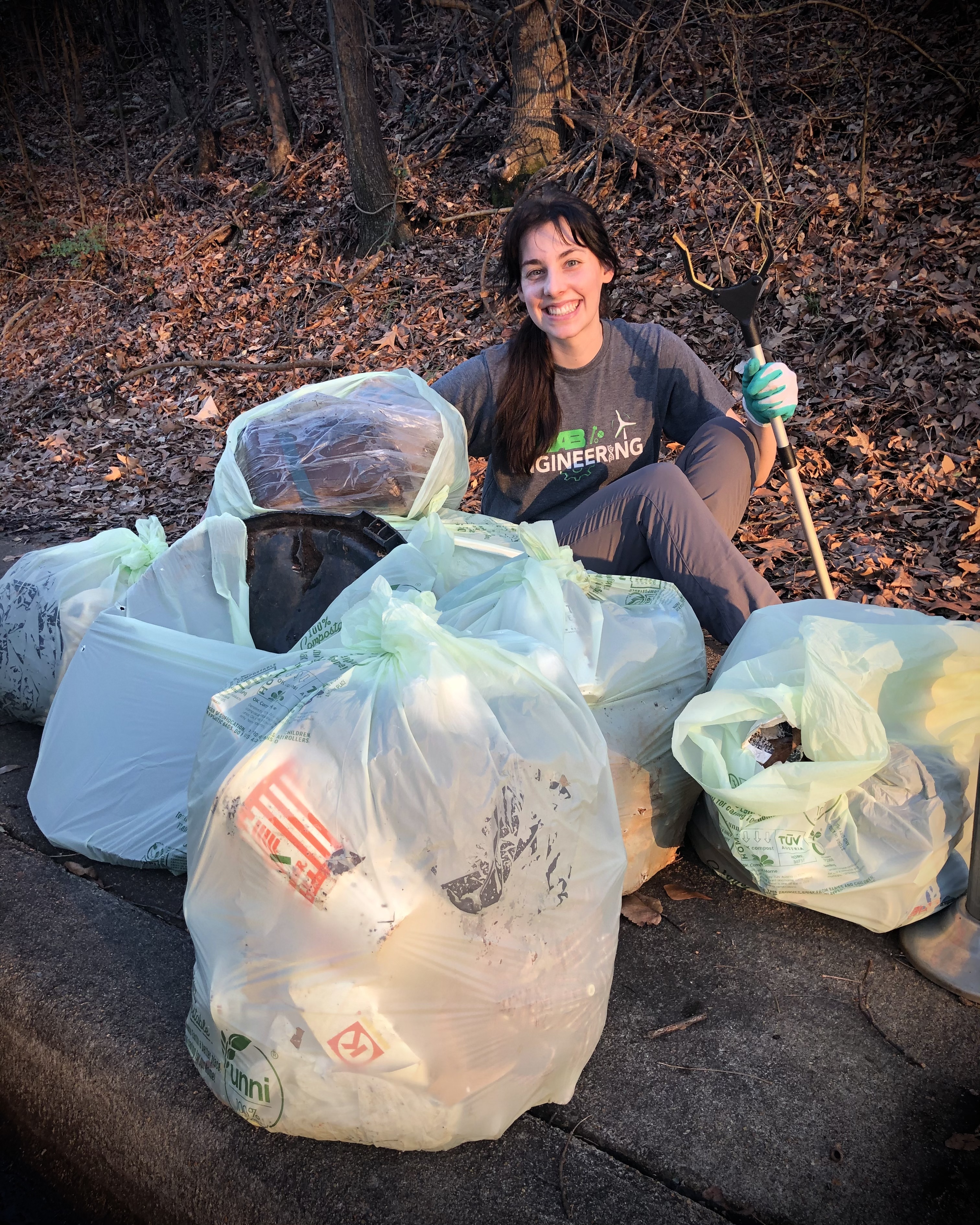 190 pounds of trash and counting